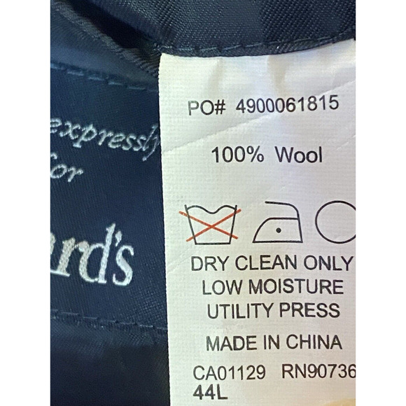 Ralph Ralph Lauren Classic Blue Mens 44L Wool Quiet Lux Style Sports Jacket - Picture 7 of 16